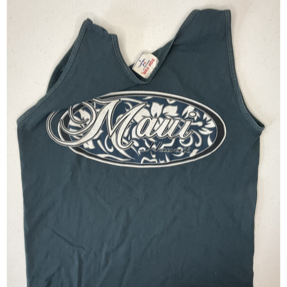 Vintage Maui Hawaii Tank Top Men S Shirt Sof Tee Jays Graphic Retro 90s USA